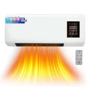 climatiseur mural mini split avec pompe à chaleur pour dortoir et appartement, fonction simple, économe en énergie, refroidissement et chauffage