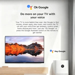 xiaomi tv a 32, taille compacte avec écran coloré, son dynamique avec audio dolby ™ , dts x et dts virtuel : x, fini métallique haut de gamme