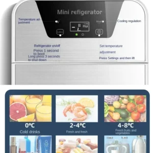 mini réfrigérateur 220v, petit réfrigérateur portable pour la maison, le dortoir, la voiture, les étudiants, usage individuel, refroidissement lyh