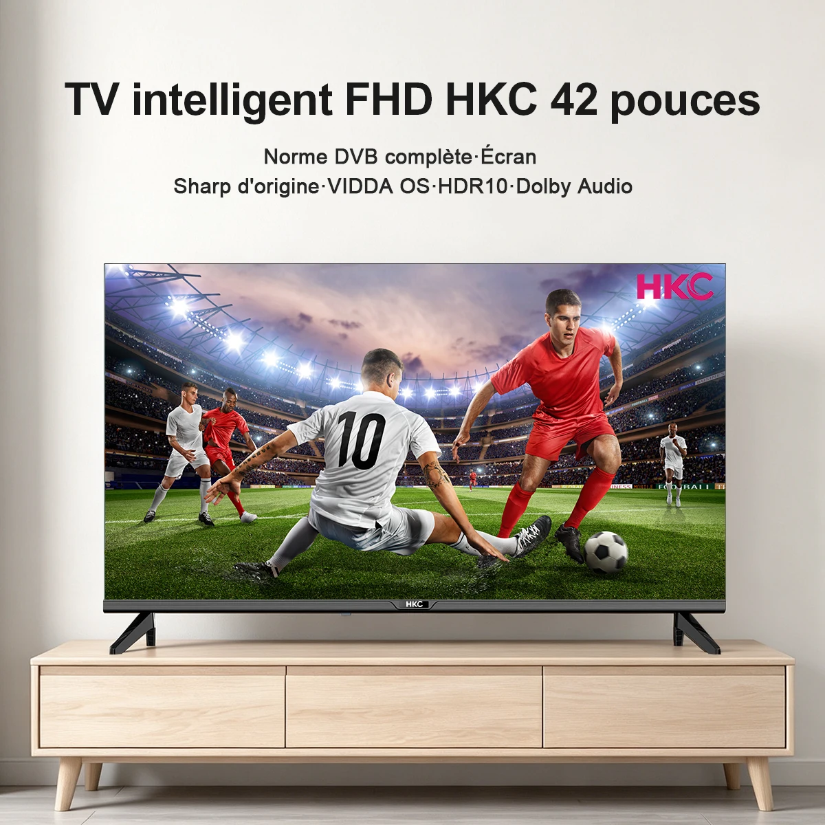 hkc 42q1l 42 pouces tv intelligent fhd vidaa dvb t2 s2 c complet Écran sharp hdr10 dolby audio port hdmi av jack 3,5mm hkc 42q1l 42 pouces tv intelligent fhd vidaa dvb t2 s2 c complet Écran sharp hdr10 dolby audio port hdmi av jack 3,5mm