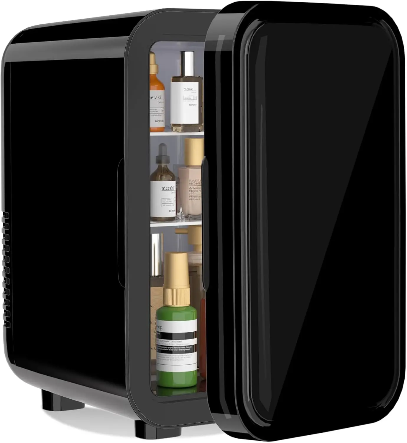 mini réfrigérateur, 6 litres/8 canettes, 220 240v ac/dc, refroidisseur thermoélectrique portable pour chambre à coucher mini réfrigérateur, 6 litres/8 canettes, 220 240v ac/dc, refroidisseur thermoélectrique portable pour chambre à coucher