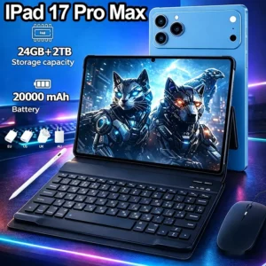 nouvelle tablette pc 5g ipad 17 pro max 12 pouces 20000mah 24 go 2t android 16 snapdragon 8 gen 3 5g double sim appel wi fi tablette mondiale