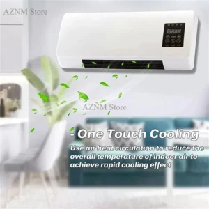 climatiseur mural portable 1800w avec télécommande, climatiseur split multifonctionnel pour la maison