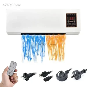 climatiseur mural portable 1800w avec télécommande, climatiseur split multifonctionnel pour la maison
