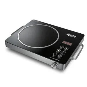 plaque chauffante électrique portable en céramique de 2000 w, plaque de cuisson en céramique à température réglable, brûleur électrique multifonction pour la cuisine, le dortoir, le camping car, compatible avec tous les ustensiles de cuisine