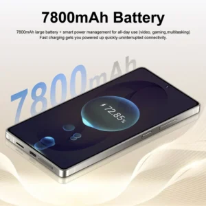 nouveau smartphone android 5g pour s26 ultra, téléphone portable avec appareil photo 48mp, 16go+1to, batterie 7800mah, Écran full 7.3 pouces, face id, double sim, 4g lte gsm, smartphone débloqué 5g avec android 15