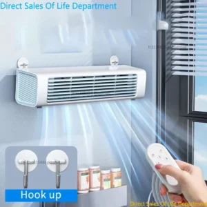 Maison ventilateur mural d'été | ventilateur tour oscillant silencieux sans pales, rechargeable par usb, pour la maison et le bureau