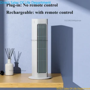 ventilateur mural d'été | ventilateur tour oscillant silencieux sans pales, rechargeable par usb, pour la maison et le bureau