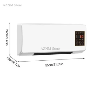 climatiseur mural portable 1800w avec télécommande, climatiseur split multifonctionnel pour la maison