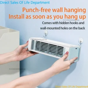ventilateur mural d'été | ventilateur tour oscillant silencieux sans pales, rechargeable par usb, pour la maison et le bureau