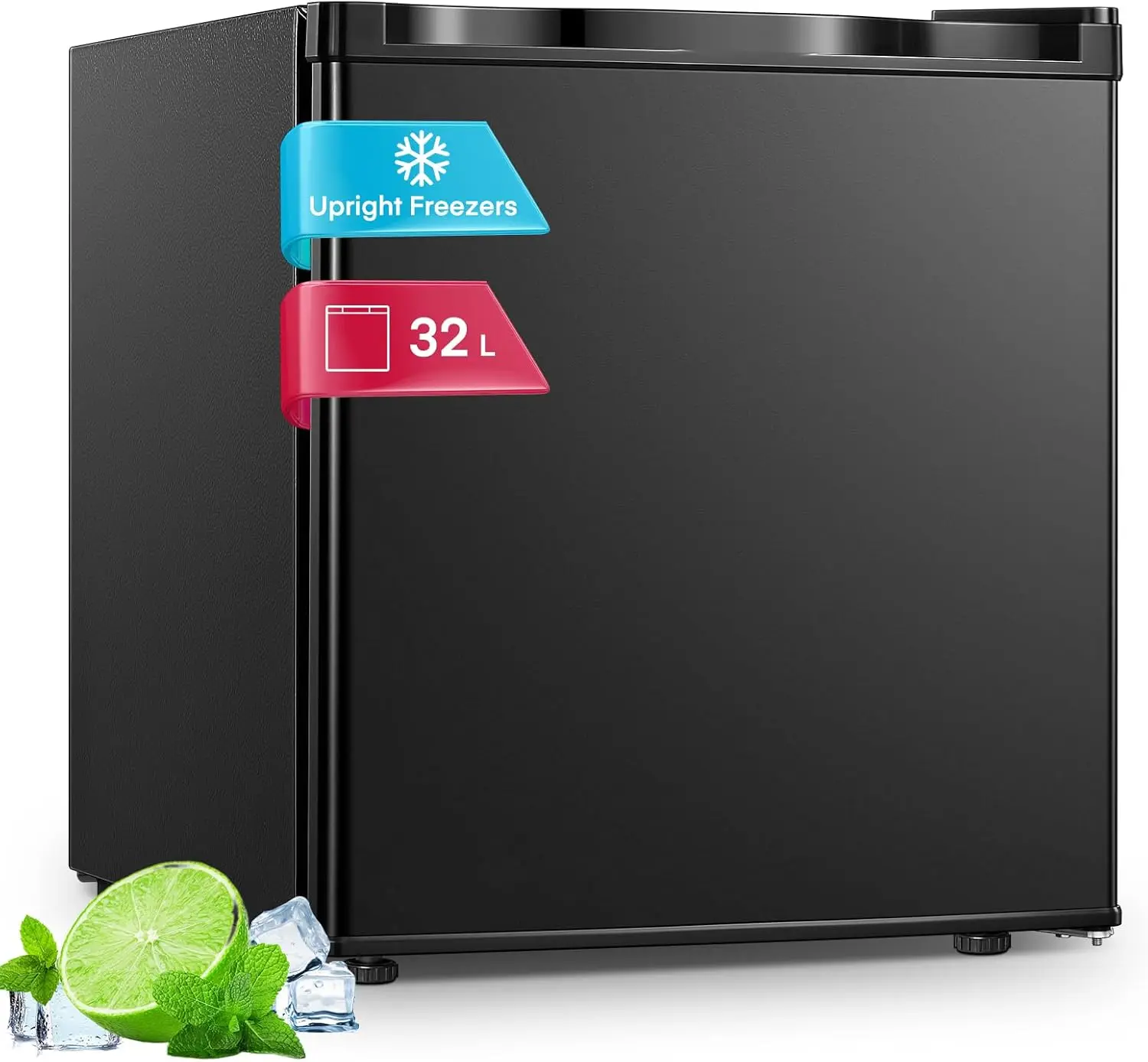 mini congélateur 32l, petit congélateur silencieux, réfrigérateur congélateur compact, idéal pour le bureau, le camping, l'extérieur, noir mini congélateur 32l, petit congélateur silencieux, réfrigérateur congélateur compact, idéal pour le bureau, le camping, l'extérieur, noir