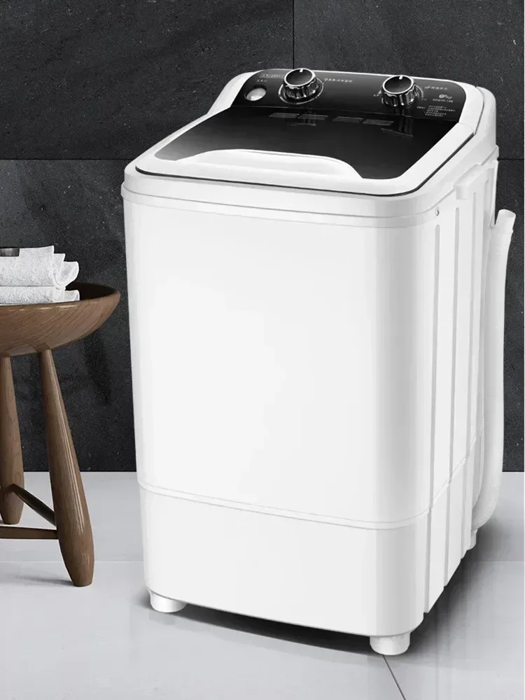 machine à laver semi automatique à baril unique de 7kg, compacte, lave linge à lumière bleue uv machine à laver semi automatique à baril unique de 7kg, compacte, lave linge à lumière bleue uv