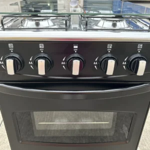 cuisinière à gaz à 4 brûleurs, cuisinière à gaz avec fonction de convection de four et de gril pour la maison autoportante