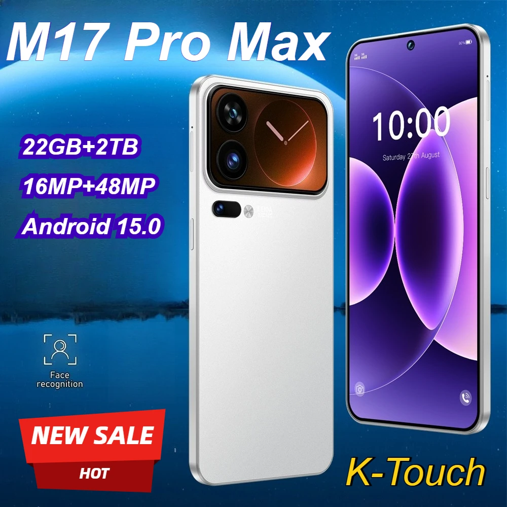 smartphone k touch hot 5g pour m17 pro max, téléphones mobiles intelligents, 22g+2tb, écran hd full 7,3 pouces, téléphone portable pas cher, android débloqué, batterie 7800mah, double carte sim 4g 5g, appareil photo 48mp+16mp, reconnaissance faciale smartphone k touch hot 5g pour m17 pro max, téléphones mobiles intelligents, 22g+2tb, écran hd full 7,3 pouces, téléphone portable pas cher, android débloqué, batterie 7800mah, double carte sim 4g 5g, appareil photo 48mp+16mp, reconnaissance faciale