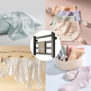 porte serviettes électrique intelligent pour salle de bain domestique, chauffage à température constante, installation sans perçage pour salle de bain