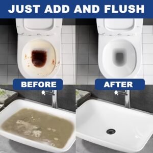 poudre déboucheur puissante outil déboucheur de canalisations toutes situations, dissout rapidement cheveux et graisse, déodorise et empêche les obstructions, convient pour cuisine, salle de bain, toilettes