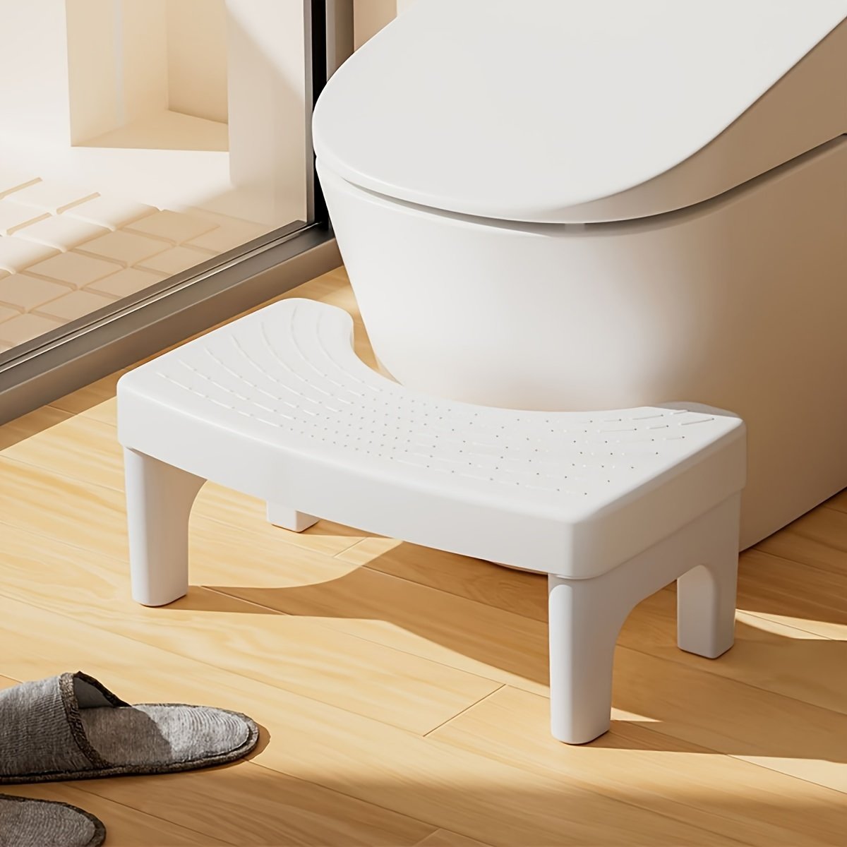 1 tabouret de toilette, tabouret de siège de toilette pour adultes, détachable, pour soutien des pieds, plastique avec coussinets épais antidérapants, convient pour s'accroupir, tabouret de pied pour la maison, idéal pour le placement des pieds, tabouret de toilette portable, aide pour la toilette, convient à différents types de pièces 1 tabouret de toilette, tabouret de siège de toilette pour adultes, détachable, pour soutien des pieds, plastique avec coussinets épais antidérapants, convient pour s'accroupir, tabouret de pied pour la maison, idéal pour le placement des pieds, tabouret de toilette portable, aide pour la toilette, convient à différents types de pièces
