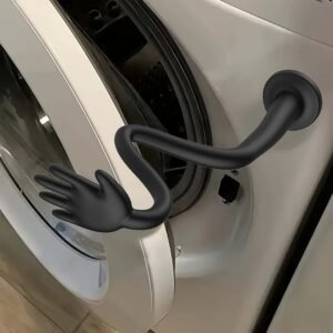 butée de porte de machine à laver compatible avec la plupart des portes de machines à laver et de buanderies de camping car, housse de porte de machine à laver, poignée de machine à laver, porte de machine à laver, clip/butée/support/arrêt/retenue de porte de machine à laver, butée de porte