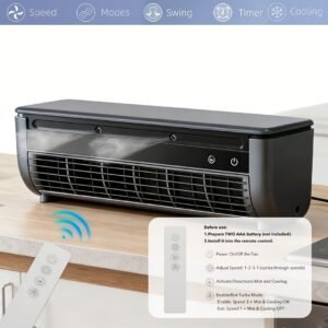 ventilateur de climatisation à brouillard de glace supraconducteur, avec télécommande, modes multiples