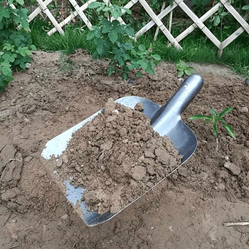 truelle robuste en acier métallique pelle à ciment en acier plein Épaissi, pelle à charbon en acier au manganèse, bêche à tête carrée, pelle à neige à manche en bois, pelle agricole en fer, outil de plantation d'arbres truelle robuste en acier métallique pelle à ciment en acier plein Épaissi, pelle à charbon en acier au manganèse, bêche à tête carrée, pelle à neige à manche en bois, pelle agricole en fer, outil de plantation d'arbres