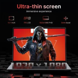 suxi 2026 nouvel ordinateur portable 14 pouces intel celeron n3710 8 go ddr4 128/256 ssd grande capacité de batterie caméra hd pour bureau, divertissement, apprentissage, cours en ligne, visioconférence promotion de printemps inclut film pour clavier, tapis de souris, souris filaire