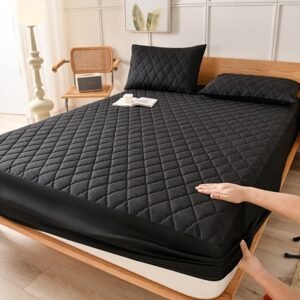 protège matelas ultra doux et confortable, lavable en machine, 1 pièce (sans taie d'oreiller ni noyau d'oreiller), pour chambre à coucher, dortoir ou hôtel