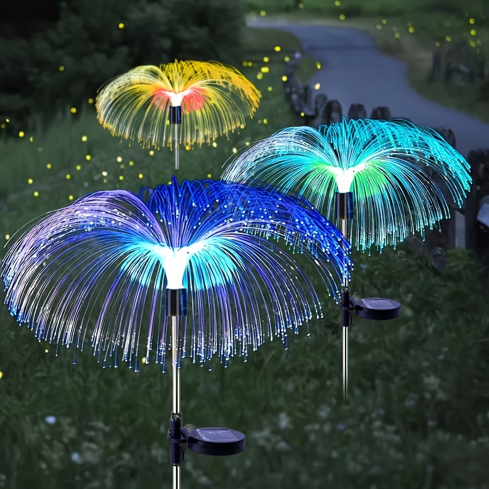 1 pack de 7 lampes solaires d'extĂ©rieur changeant de couleur, lumiĂšres mĂ©duses, Ăclairage dĂ©coratif pour allĂ©e, pelouse et jardin 1 pack de 7 lampes solaires d'extĂ©rieur changeant de couleur, lumiĂšres mĂ©duses, Ăclairage dĂ©coratif pour allĂ©e, pelouse et jardin