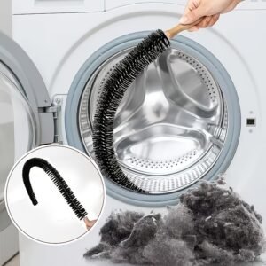 ensemble de 3 brosses de nettoyage pour machine à laver : brosses spécialisées et éponges manuelles idéales pour les environnements de salle de bain et de cuisine. Élimine la poussière et les débris des intérieurs des machines à laver et des sèche linge.