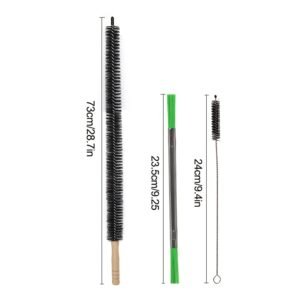 ensemble de 3 brosses de nettoyage pour machine à laver : brosses spécialisées et éponges manuelles idéales pour les environnements de salle de bain et de cuisine. Élimine la poussière et les débris des intérieurs des machines à laver et des sèche linge.
