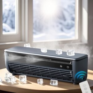 ventilateur de climatisation à brouillard de glace supraconducteur, avec télécommande, modes multiples
