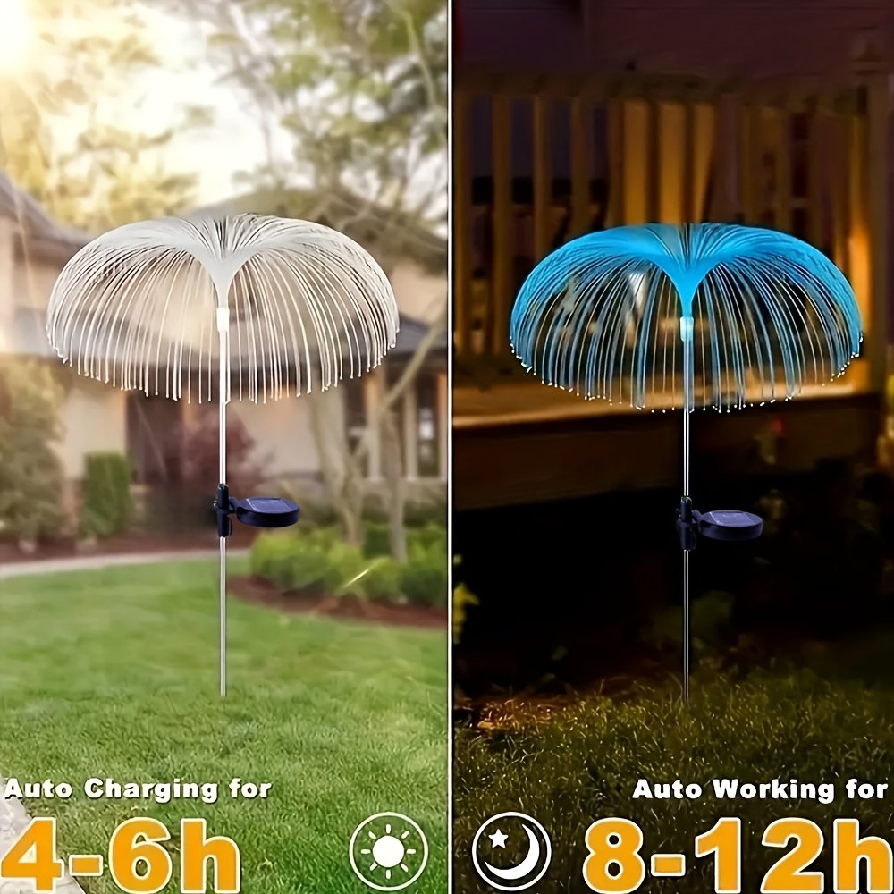 1 pack de 7 lampes solaires d'extĂ©rieur changeant de couleur, lumiĂšres mĂ©duses, Ăclairage dĂ©coratif pour allĂ©e, pelouse et jardin 1 pack de 7 lampes solaires d'extĂ©rieur changeant de couleur, lumiĂšres mĂ©duses, Ăclairage dĂ©coratif pour allĂ©e, pelouse et jardin