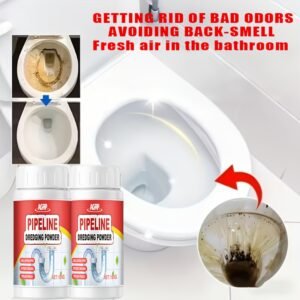 poudre déboucheur puissante outil déboucheur de canalisations toutes situations, dissout rapidement cheveux et graisse, déodorise et empêche les obstructions, convient pour cuisine, salle de bain, toilettes