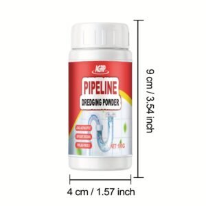 poudre déboucheur puissante outil déboucheur de canalisations toutes situations, dissout rapidement cheveux et graisse, déodorise et empêche les obstructions, convient pour cuisine, salle de bain, toilettes