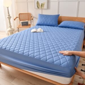 protège matelas ultra doux et confortable, lavable en machine, 1 pièce (sans taie d'oreiller ni noyau d'oreiller), pour chambre à coucher, dortoir ou hôtel