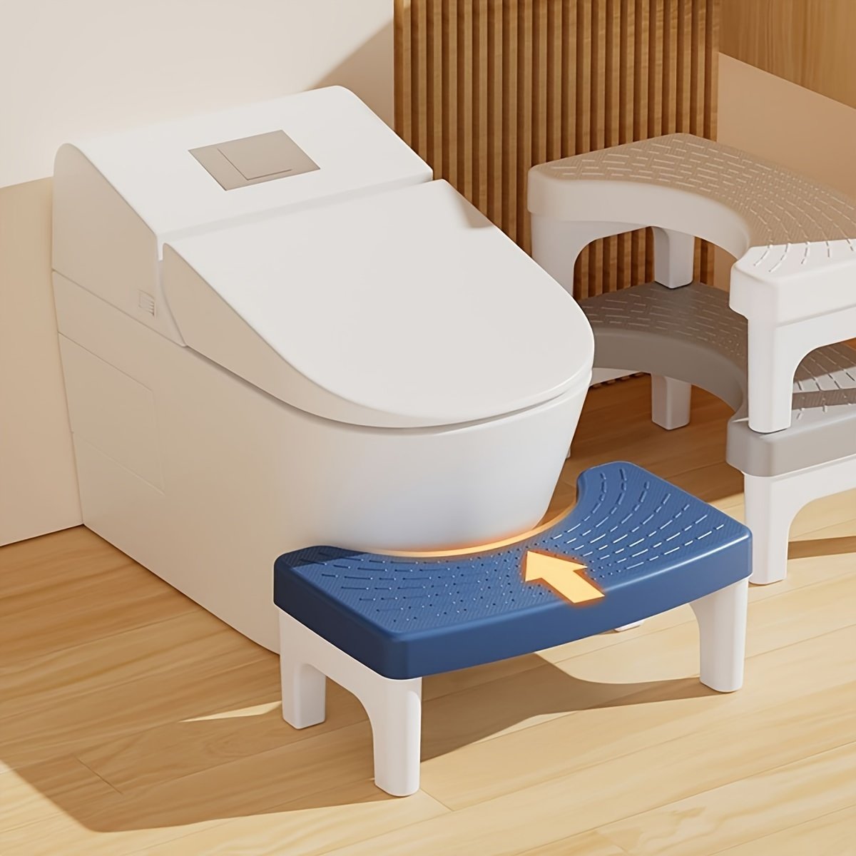 1 tabouret de toilette, tabouret de siège de toilette pour adultes, détachable, pour soutien des pieds, plastique avec coussinets épais antidérapants, convient pour s'accroupir, tabouret de pied pour la maison, idéal pour le placement des pieds, tabouret de toilette portable, aide pour la toilette, convient à différents types de pièces 1 tabouret de toilette, tabouret de siège de toilette pour adultes, détachable, pour soutien des pieds, plastique avec coussinets épais antidérapants, convient pour s'accroupir, tabouret de pied pour la maison, idéal pour le placement des pieds, tabouret de toilette portable, aide pour la toilette, convient à différents types de pièces