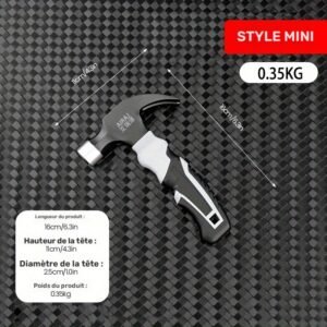 martinet en acier à haute teneur en carbone airaj durable, poignée antidérapante pour utilisation industrielle et domestique, disponible avec manche court ou long