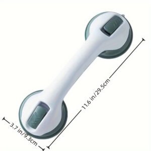 poignée de sécurité antidérapante pour salle de bain et toilettes, avec ventouses de fixation