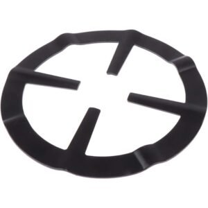 Maison lot de 5 supports en fer pour cuisinière à gaz, anneau de décompression pour cafetière moka, maintien stable pour cafetières et batterie de cuisine, antidérapant et porteur, accessoire universel pour cuisinières à gaz domestiques