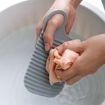 Lavabo à Linge Portable Antidérapant 6 Pièces