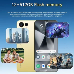 smartphone surgaze new xs24 ultra 6,6 pouces intelligent 4g 5g double carte double veille système android 12 go + 512 go version globale