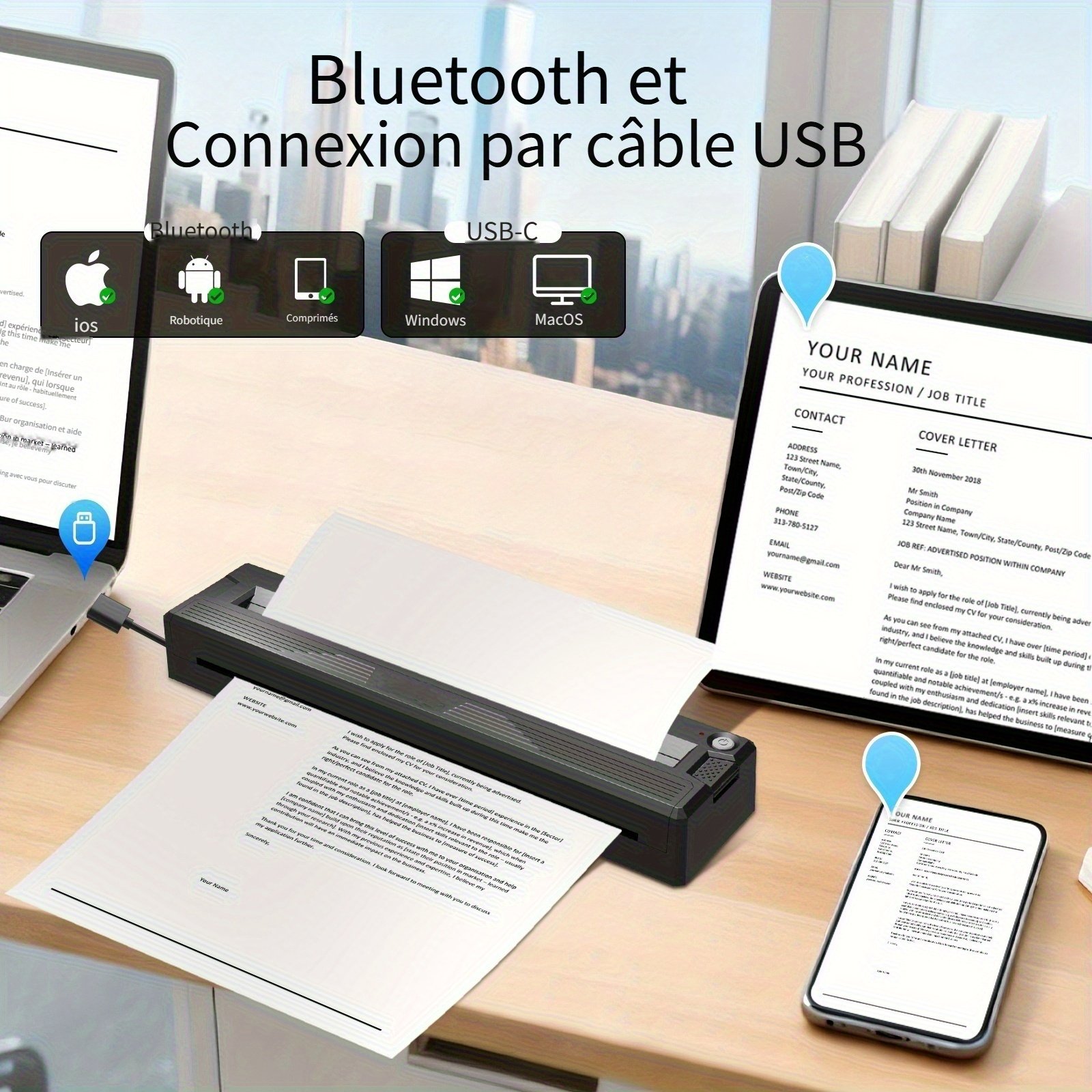 imprimantes portables sans fil pour voyage, imprimante thermique portable 2026 nouvellement améliorée prenant en charge les formats us letter et legal de 21,59 cm x 27,94 cm, a4 et a5 avec 10 feuilles de papier thermique pliées compatibles avec les téléphones android et ios et les ordinateurs portables imprimantes portables sans fil pour voyage, imprimante thermique portable 2026 nouvellement améliorée prenant en charge les formats us letter et legal de 21,59 cm x 27,94 cm, a4 et a5 avec 10 feuilles de papier thermique pliées compatibles avec les téléphones android et ios et les ordinateurs portables