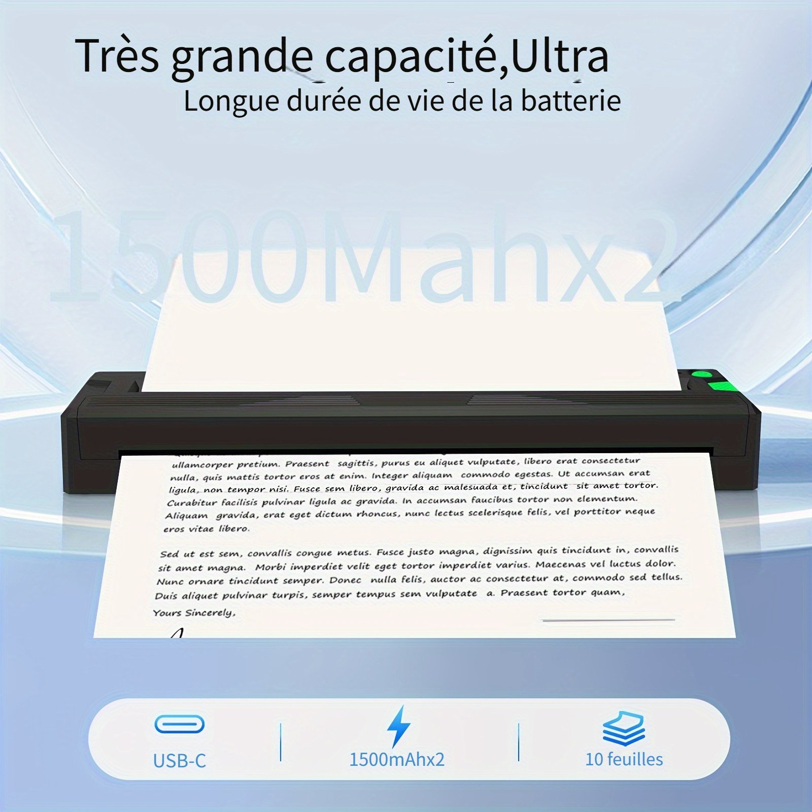 imprimantes portables sans fil pour voyage, imprimante thermique portable 2026 nouvellement améliorée prenant en charge les formats us letter et legal de 21,59 cm x 27,94 cm, a4 et a5 avec 10 feuilles de papier thermique pliées compatibles avec les téléphones android et ios et les ordinateurs portables imprimantes portables sans fil pour voyage, imprimante thermique portable 2026 nouvellement améliorée prenant en charge les formats us letter et legal de 21,59 cm x 27,94 cm, a4 et a5 avec 10 feuilles de papier thermique pliées compatibles avec les téléphones android et ios et les ordinateurs portables