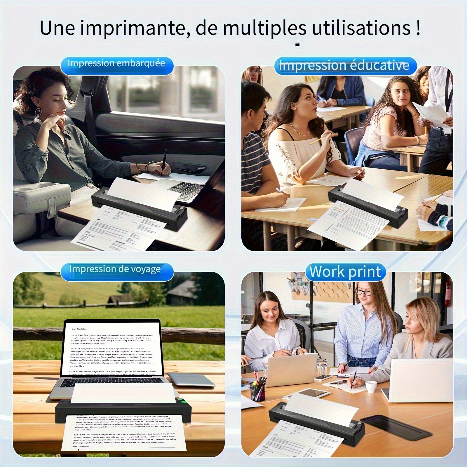 imprimantes portables sans fil pour voyage, imprimante thermique portable 2026 nouvellement améliorée prenant en charge les formats us letter et legal de 21,59 cm x 27,94 cm, a4 et a5 avec 10 feuilles de papier thermique pliées compatibles avec les téléphones android et ios et les ordinateurs portables imprimantes portables sans fil pour voyage, imprimante thermique portable 2026 nouvellement améliorée prenant en charge les formats us letter et legal de 21,59 cm x 27,94 cm, a4 et a5 avec 10 feuilles de papier thermique pliées compatibles avec les téléphones android et ios et les ordinateurs portables