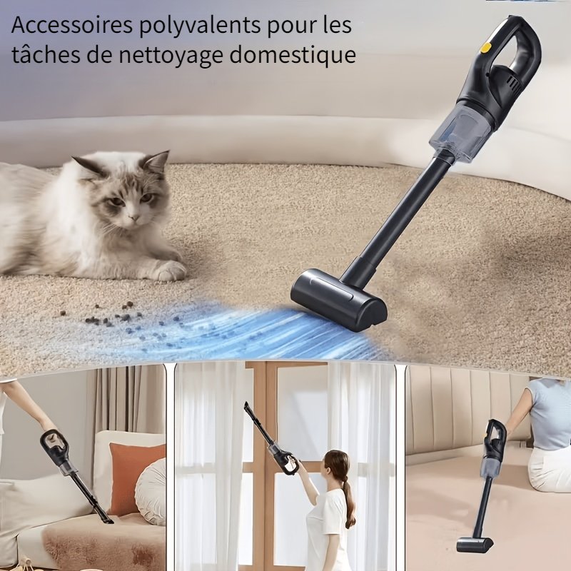 1 pc aspirateur sans fil sol puissant, léger et compact pour canapé, sol, bureau, voiture 1 pc aspirateur sans fil sol puissant, léger et compact pour canapé, sol, bureau, voiture