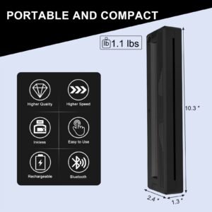 imprimantes portables sans fil pour voyage, imprimante thermique portable 2026 nouvellement améliorée prenant en charge les formats us letter et legal de 21,59 cm x 27,94 cm, a4 et a5 avec 10 feuilles de papier thermique pliées compatibles avec les téléphones android et ios et les ordinateurs portables