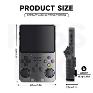 console de jeux portable rétro à main avec commandes à double manette de jeu, batterie longue durée de 3000 mah, chargement usb, utilisation simple et grande capacité de stockage le cadeau parfait pour les adolescents