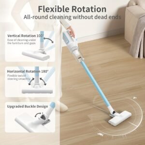 aspirateur simplus 16000pa pour la maison, petit, à forte aspiration, aspirateur filaire puissant, 400w haute puissance, nettoyage efficace, aspiration cyclonique inégalée, dépoussiérage, grand réservoir à poussière, facile à démonter et à nettoyer, cordon de 4 mètres, utilisation libre