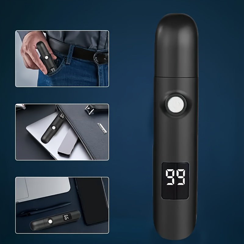 1pc tondeuse à nez et oreilles rechargeable avec système à double lame, charge rapide usb c, précision indolore, portable pour nez et oreilles soin usb, autonomie longue et nettoyage facile 1pc tondeuse à nez et oreilles rechargeable avec système à double lame, charge rapide usb c, précision indolore, portable pour nez et oreilles soin usb, autonomie longue et nettoyage facile