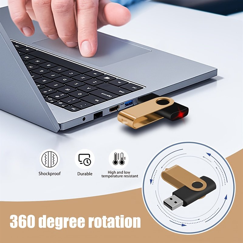10 pièces clés usb 2.0 dorées à rotation rapide, capacités de 128mb/256mb/512mb/4gb/16gb, idéales pour stockage sur ordinateur et pc portable, cadeau professionnel 10 pièces clés usb 2.0 dorées à rotation rapide, capacités de 128mb/256mb/512mb/4gb/16gb, idéales pour stockage sur ordinateur et pc portable, cadeau professionnel