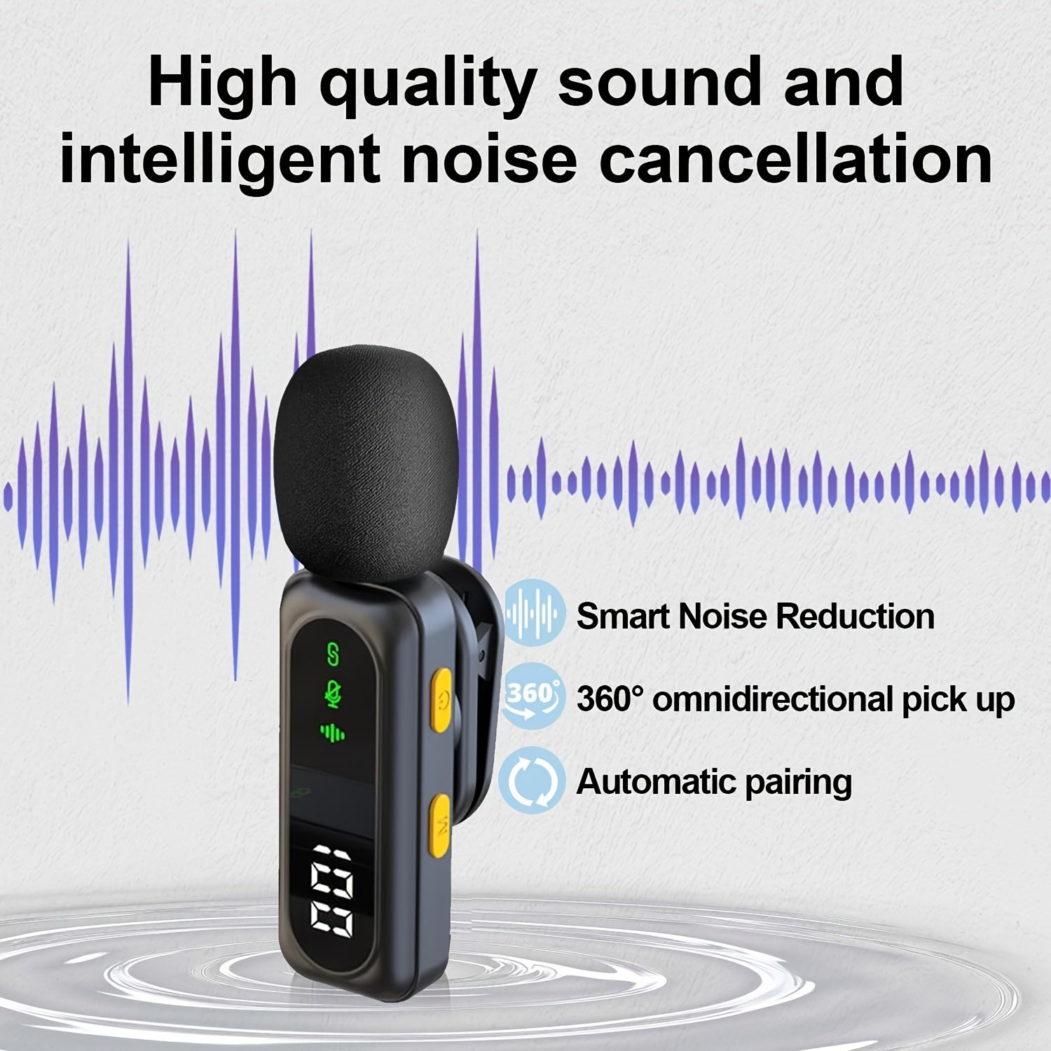 microphone lavalier sans fil radio clair mini micro pour iphone lightning pour android pour téléphone caméra ordinateur portable, micro double Épaulette avec prise usb c/3.5mm pour enregistrement vidéo, podcast enseignement réunion synchronisation automatique et réduction du bruit microphone lavalier sans fil radio clair mini micro pour iphone lightning pour android pour téléphone caméra ordinateur portable, micro double Épaulette avec prise usb c/3.5mm pour enregistrement vidéo, podcast enseignement réunion synchronisation automatique et réduction du bruit